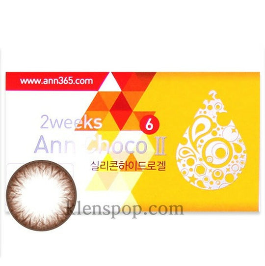 2Weeks Ann Choco 2 (6Pcs) (Silicone Hydrogel) Colored Contacts
