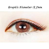 Close-up-Image-of-an-eye-wearing-Mistique-Brown-Classi-2pcs-6-Months-Colored-Contacts