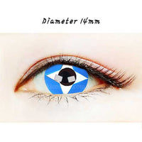 Close-up-Image-of-eye-079-Blue-Star-Halloween-Contact-Lenses