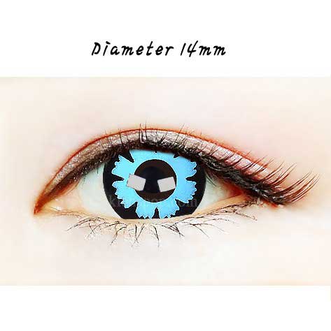 Close-up-Image-of-eye-085-Blue-Elf-Halloween-Contact-Lenses