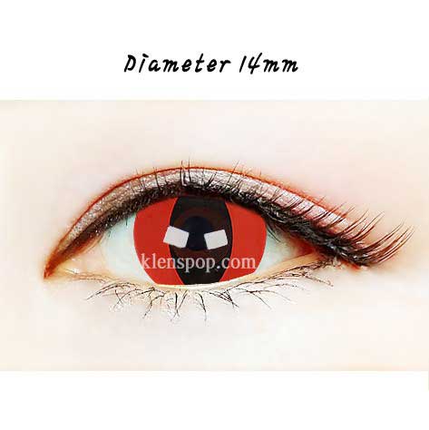 Close-up-Image-of-eye-Arte-Cr-Red-2pcs-Halloween-Contact-Lenses