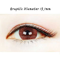 Close-up-Image-of-eye-Eyevelyn-Grang-Brown-2pcs-6-Months-Colored-Contacts