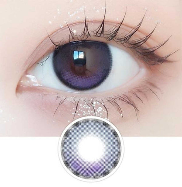 Close-up-Image-of-eye-Monthly-Wish-Ring-Violet-2Pcs-Colored-Contacts