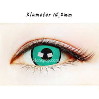 Close-up-Image-of-eye-SF-95-Green-Halloween-Contact-Lenses