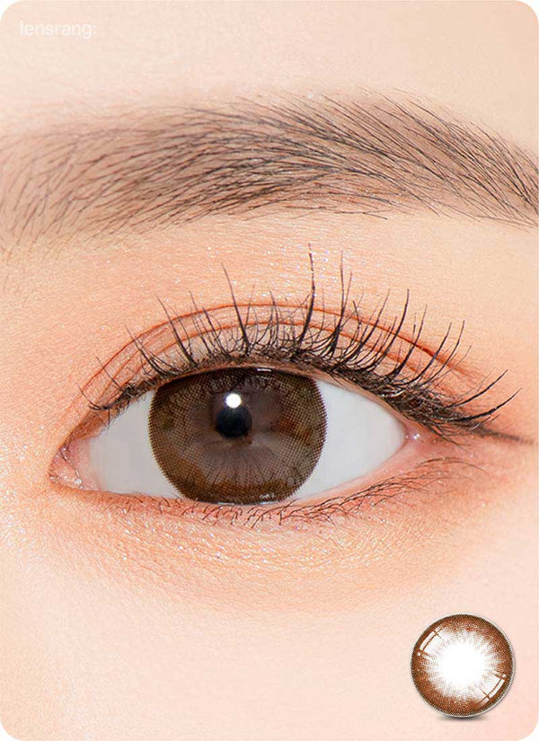 Close-up-Image-of-eye-Snug-Choco-2pcs-Monthly-Colored-Contacts