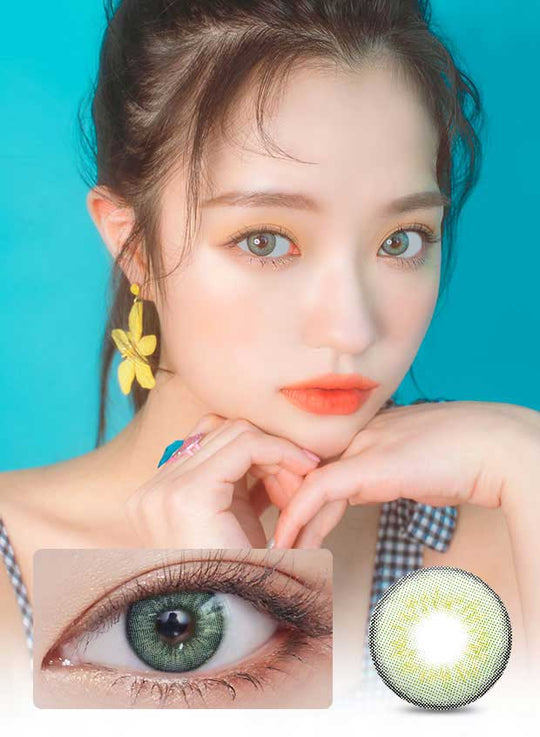 Very Tok Spring Green (2Pcs) Monthly (Buy 1 Get 1 Free) Colored Contacts