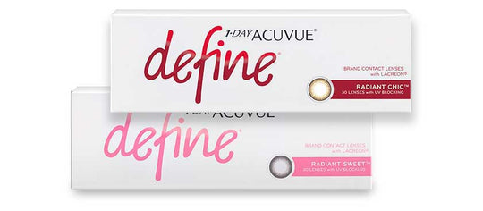 1 Day Acuvue New Define (90Pcs) / Radiant Sweet / Radiant Chic Colored Contacts
