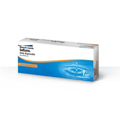 Bausch And Lomb 1day Soflens Toric Contact Lenses (30pcs) Sph 0.00 ~ -9.00, Cyl -0.75, -1.25, -1.75, Ax 20, 90, 160, 180 Bc 8.6