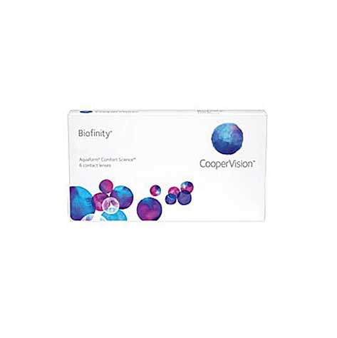 Biofinity Toric 6 Pack Contact Lenses Monthly Sph 0.00 ~ -10.00 Cyl -0.75, -1.25, -1.75, -2.25 Axis 10 ~ 180 Bc 8.7