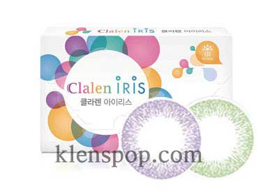 Clalen Iris M Joy Violet & Green (2Pcs) Monthly Colored Contacts