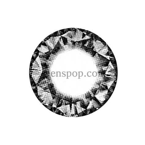 Diamond Black (2Pcs) 6 Months Colored Contacts