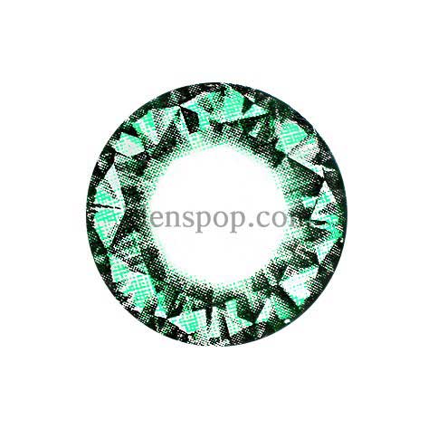 Diamond Green (2Pcs) 6 Months Colored Contacts
