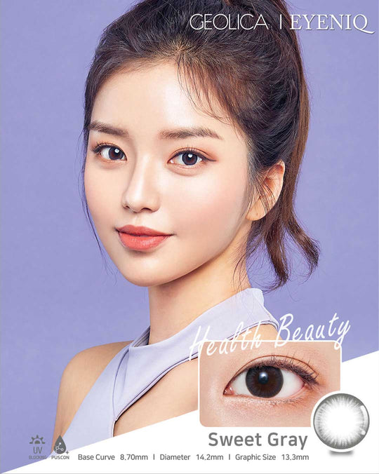 Eyeniq 1Day Sweet Grey (20Pcs) (Puscon) Colored Contacts