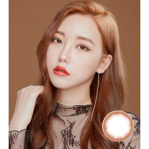 Natural Reve Brown B1 (2Pcs) Monthly ( Buy 1 Get 1 Free) (Silicone Hydrogel) Colored Contacts