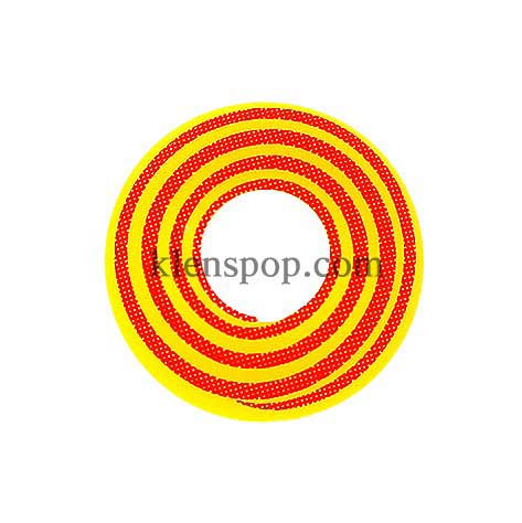 029 Redish Brown Spiral Halloween Contact Lenses (2Pcs)