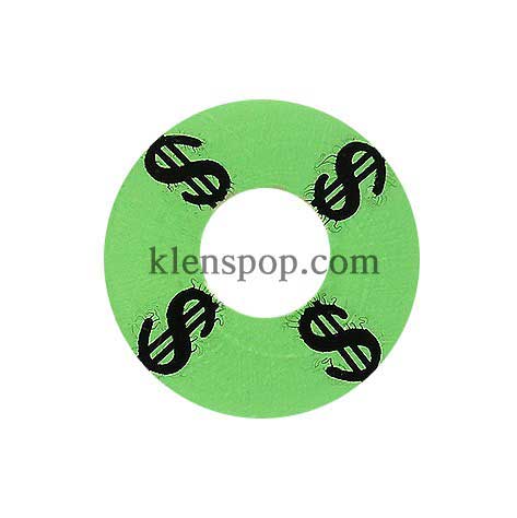Main-Image-Of-035-Green-Money-Halloween-Contact-Lenses
