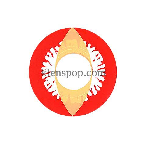 052 Red Snake Halloween Contact Lenses (2Pcs)