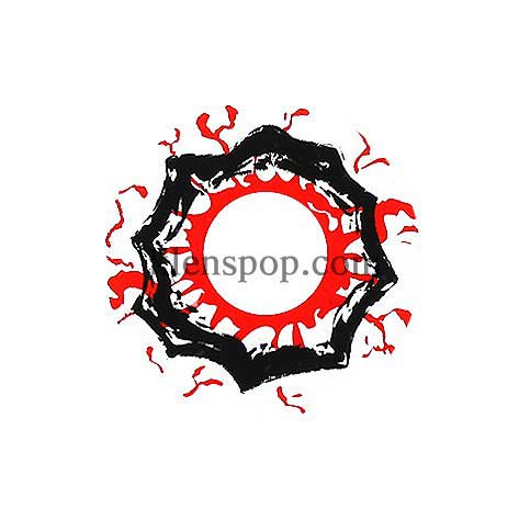 H-11 Deadly Poison Halloween Contact Lenses (2Pcs)