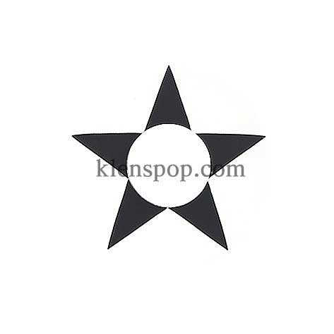 SF-32 White & Black Halloween Contact Lenses (2Pcs)