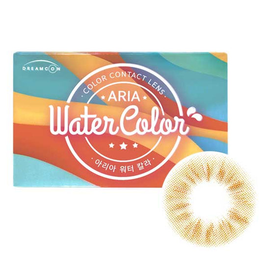 Water Color Brown (2Pcs) Monthly (Buy 1 Get 1 Free) Colored Contacts