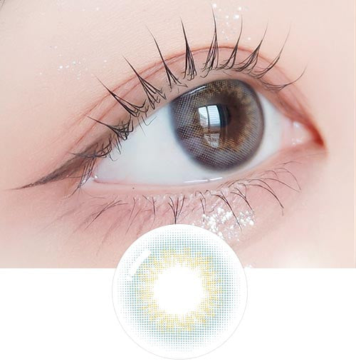 Real Ocean Grey (2pcs) Monthly ( Buy 1 Get 1 Free ) Colored Contacts