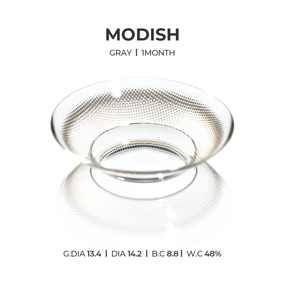 Modish Gray (2pcs) Monthly (Silicone Hydrogel) - product details