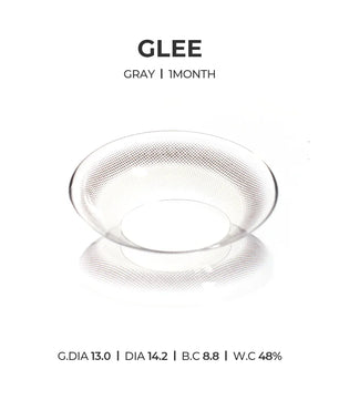 Glee Gray (2pcs) Monthly (Silicone Hydrogel) - product details