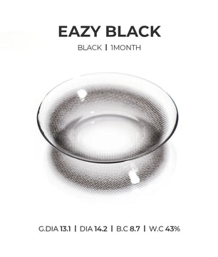 Easy Black (2pcs) Monthly MPC LENS - product details
