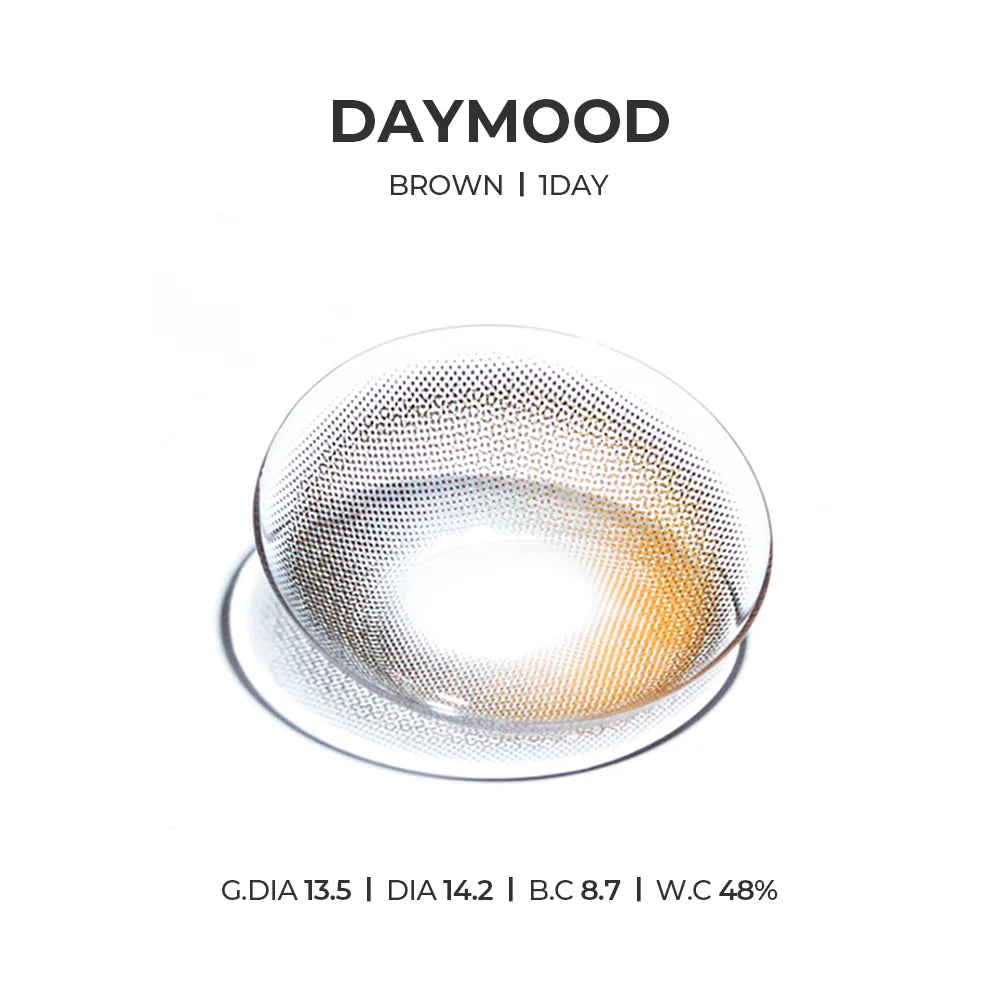 Daymood 1Day Brown (10pcs) Daily MPC LENS - product details