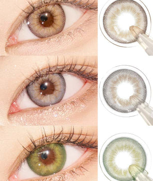 Buttercup Gray (2pcs) Monthly (Silicone Hydrogel) Colored Contacts
