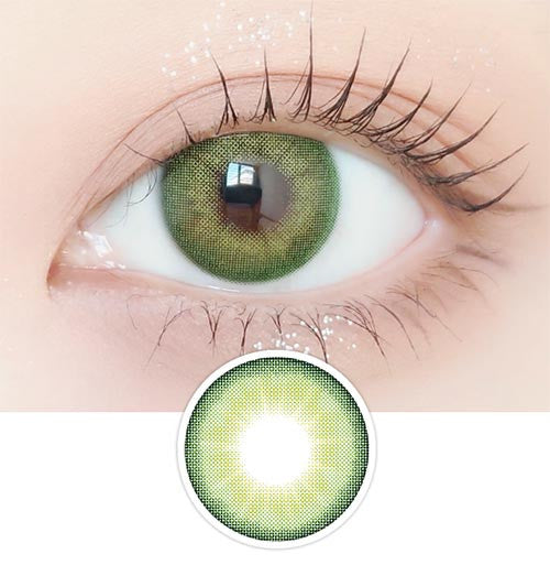 Buttercup Green (2pcs) Monthly (Silicone Hydrogel) Colored Contacts