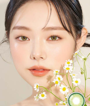 Buttercup Green (2pcs) Monthly (Silicone Hydrogel) Colored Contacts