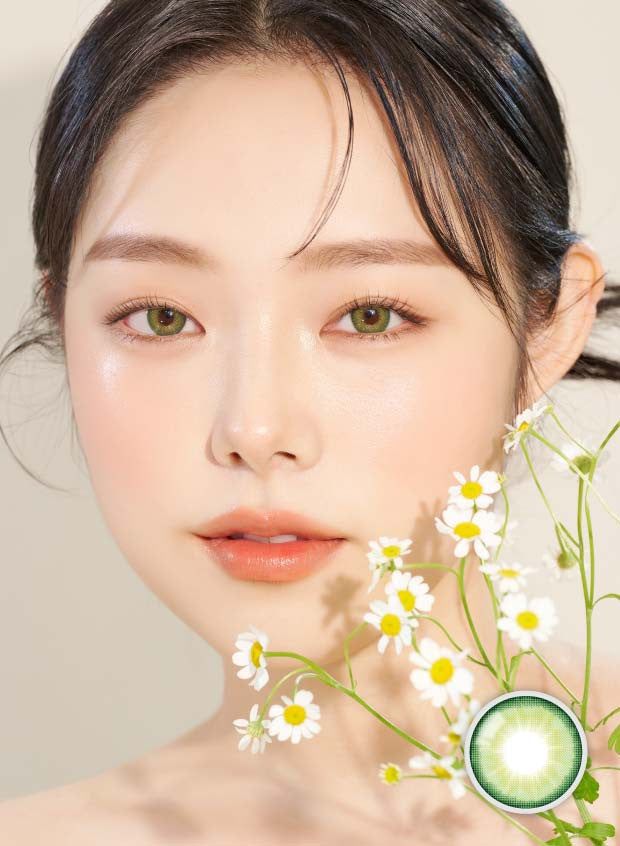 Buttercup Green (2pcs) Monthly (Silicone Hydrogel) Colored Contacts