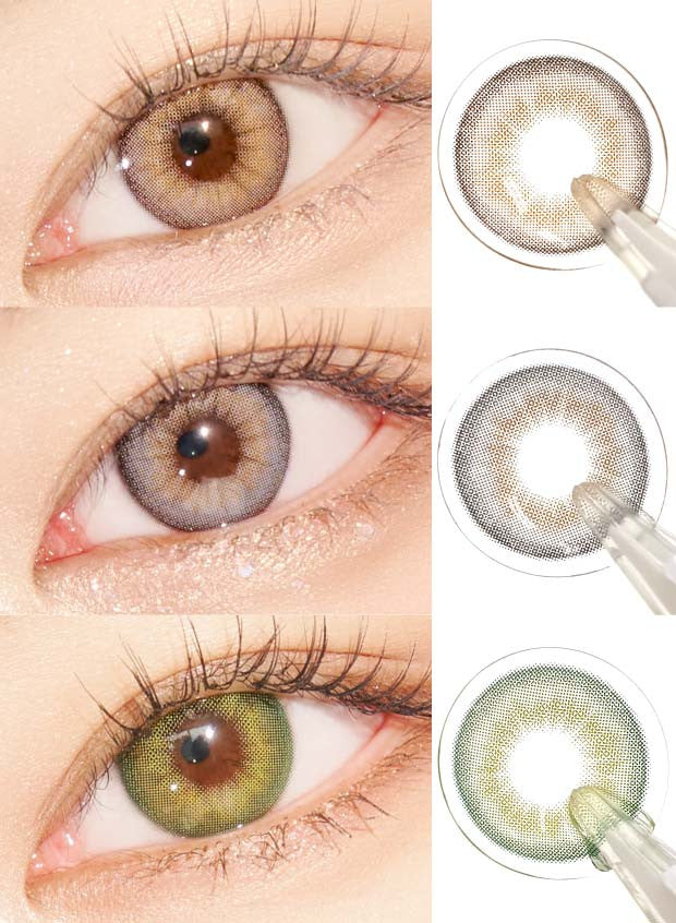 Buttercup Green (2pcs) Monthly (Silicone Hydrogel) Colored Contacts