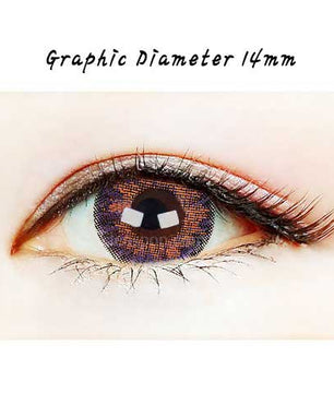 Close-up-Image-of-an-eye-wearing-Ashley-3Color-Violet-Colored-Contacts-2Pcs-6-Months