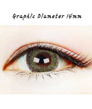 Close-up-Image-of-an-eye-wearing-Ashley-S-Green-Colored-Contacts-2Pcs-6-Months
