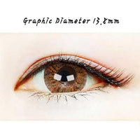 Bunny Pop Brown Color Lens Close-up Image