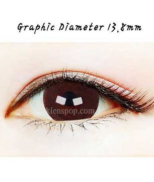 Close-up-Image-of-an-eye-wearing-Choco-Doll-Brianna-Colored-Contacts-2Pcs-6-Months