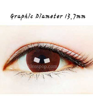 Close-up-Image-of-an-eye-wearing-Choco-Milk-Brianna-Colored-Contacts-2Pcs-6-Months