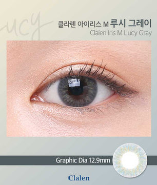 Close-up-Image-of-an-eye-wearing-Clalen-Iris-M-Lucy-Grey-2pcs-Colored-Contacts