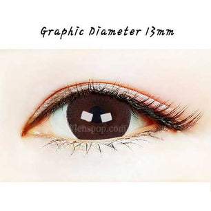 Close-up-Image-of-an-eye-wearing-Coffee-Choco-Silicone-Hydrogel-Colored-Contacts-2Pcs-Monthly