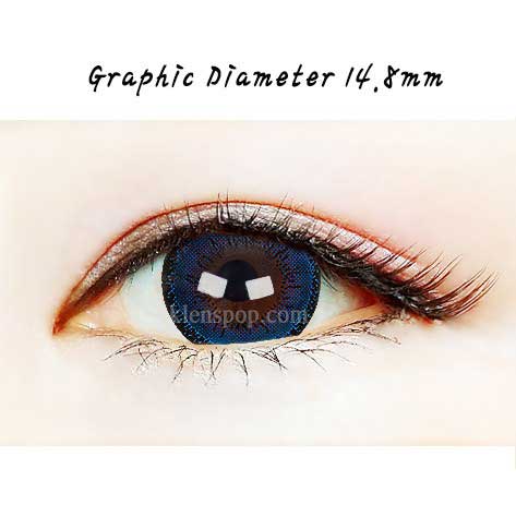 Close-up-Image-of-an-eye-wearing-Dolly-Blue-2pcs-6-Months-Colored-Contacts