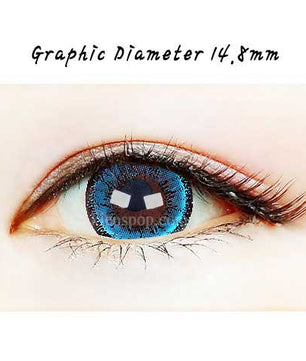 Close-up-Image-of-an-eye-wearing-Dolly-Green-2pcs-6-Months-Colored-Contacts