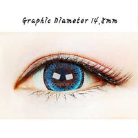 Close-up-Image-of-an-eye-wearing-Dolly-Green-2pcs-6-Months-Colored-Contacts