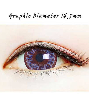 Close-up-Image-of-an-eye-wearing-Ellen-Panda-Blue-4Color-2pcs-6-Months-Colored-Contacts