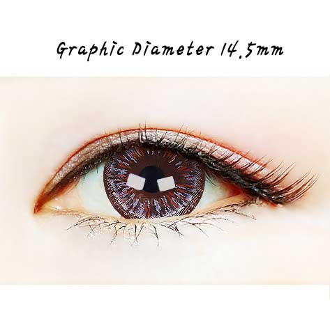 Close-up-Image-of-an-eye-wearing-Ellen-Panda-Grey-4Color-2pcs-6-Months-Colored-Contacts
