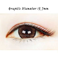 Close-up-Image-of-an-eye-wearing-Ellen-Panda-PM-Brown-2pcs-6-Months-Colored-Contacts