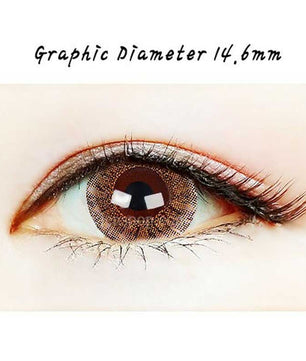 Close-up-Image-of-an-eye-wearing-Happy-Brown-Brianna-2pcs-6-Months-Colored-Contacts