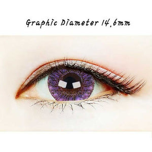 Close-up-Image-of-an-eye-wearing-Happy-Violet-Brianna-2pcs-6-Months-Colored-Contacts