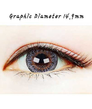Close-up-Image-of-an-eye-wearing-Keizen-Grey-2pcs-6-Months-Colored-Contacts
